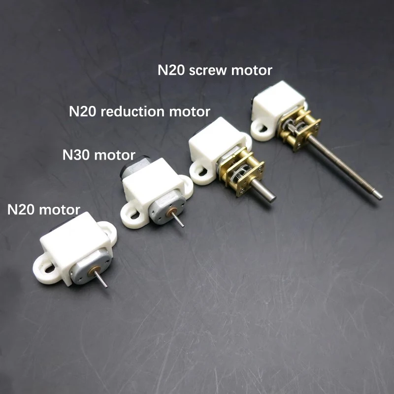 Micro Motor 5pcs N20 Micro Motor Mount Kit DC Gear Motor Mounting Bracket for N20 Series Toy Accessory