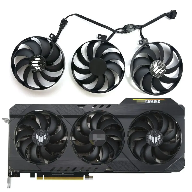 Ventola Di Ricambio Per Scheda Grafica Lhr Tuf Oc A 3 Ventole Muslimadatto Per Asus Geforce Rtx3060 3060Ti 3070 3070Ti 3080 3080Ti 3090