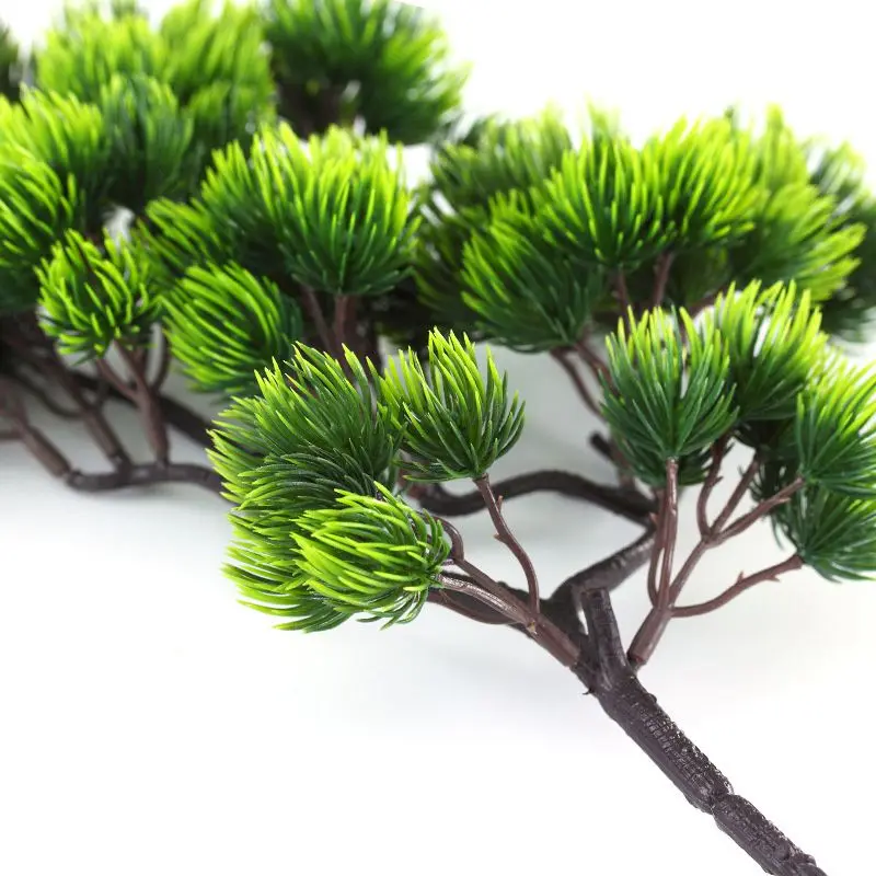 

Bonsai Accessories Little Beauty Pine Simulated Pine Branches Decorative Plants Cliffs Cypress Leaves Artificial Flowers