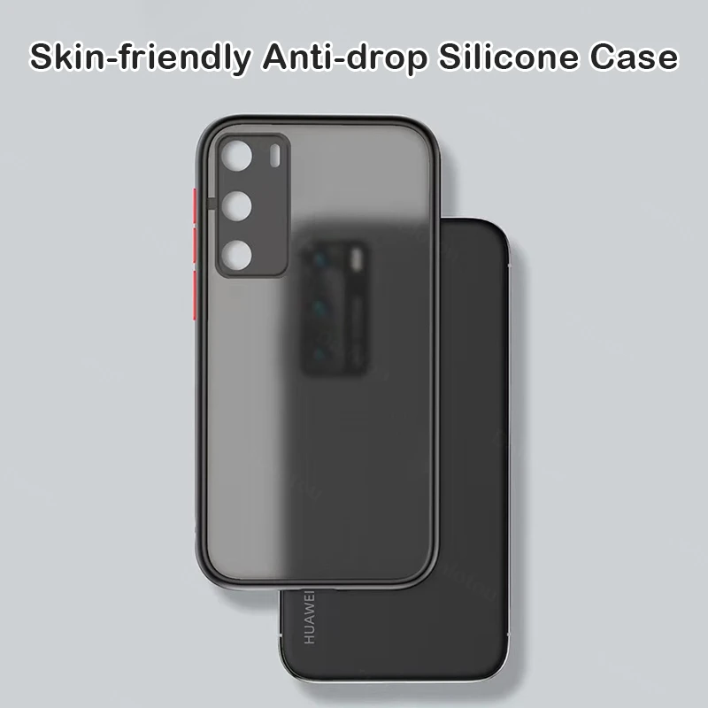 Ultra-Durable Transparent Matte Shockproof Armor Case