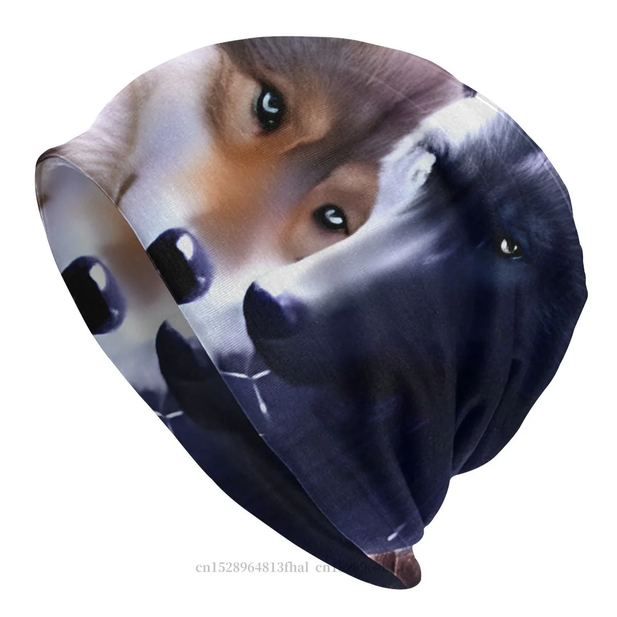 Wolves Dreamcatcher Bonnet Homme Fashion Thin Hat Space Galaxy Wolf Skullies Berretti Berretti Per Uomo Donna Cappelli Di Cotone Creativi