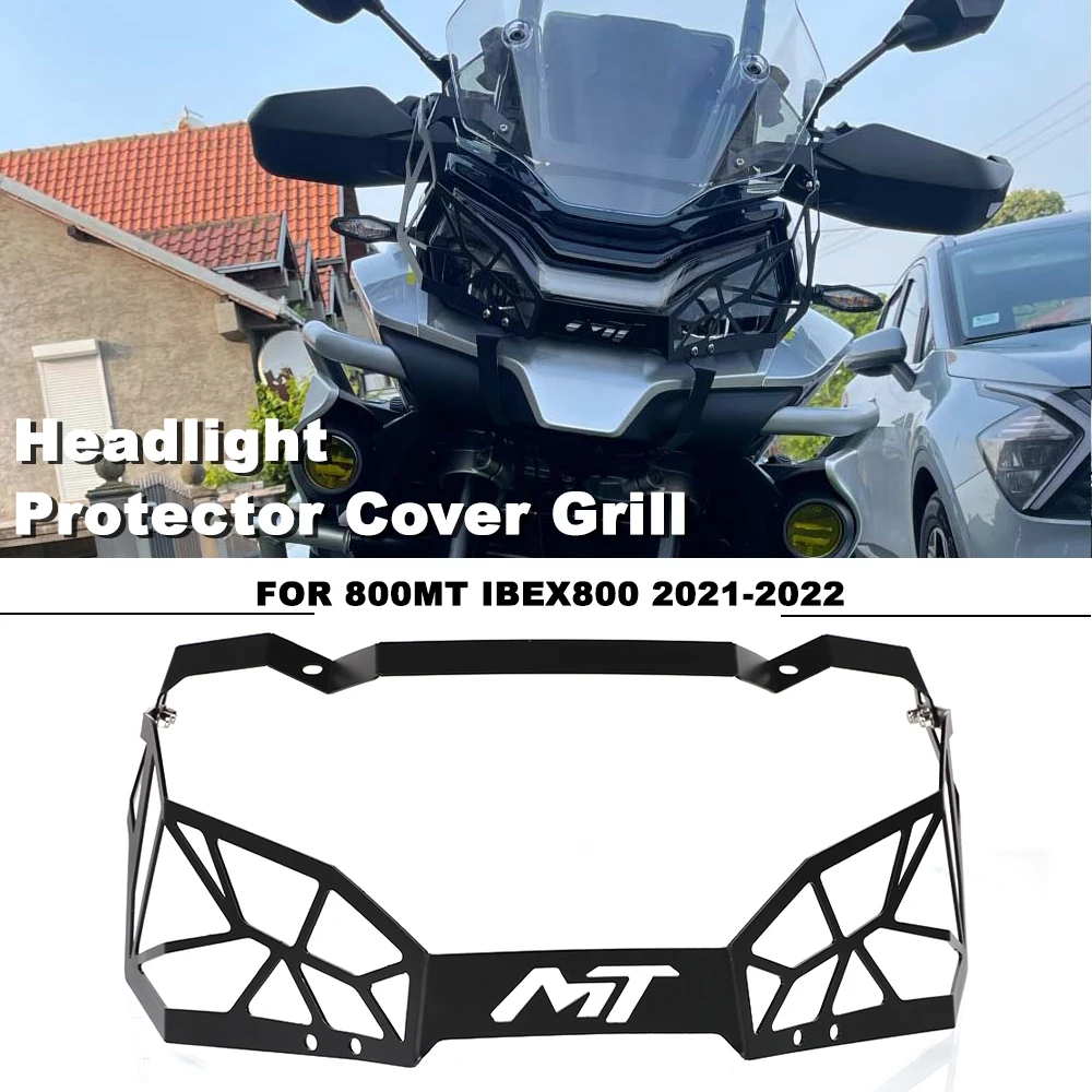 

Headlight Protector Guard FOR CFMOTO IBEX800 800MT MT800 MT IBEX 800 MT Headlamp Grille Protection Cover Protective 2021 2022