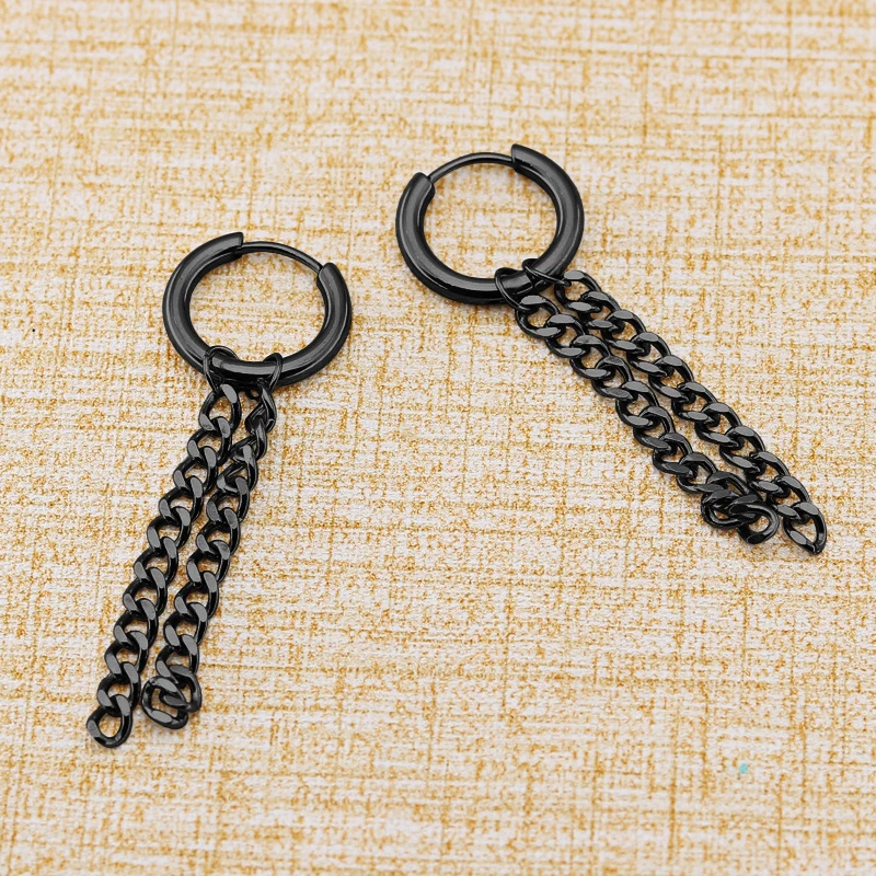 Punk Stainless Steel Stud Earrings Image 6
