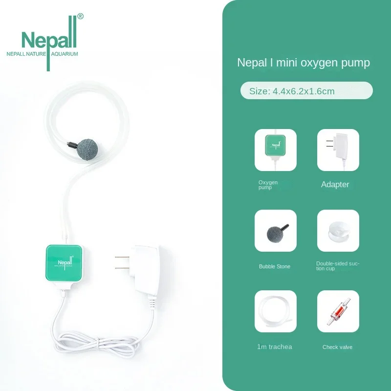 Nepall Mini Oxygen Pump, Small Household Fish Tank Oxygen Pump Oxygen Pump, High Value Fish Tank  Machine 6