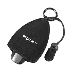 Luxury Suede Car Key Protective Case - Creative Auto Key Wallet Cover (A)