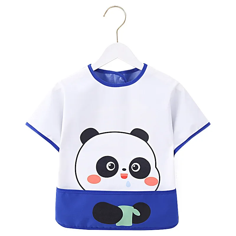 Unisex Sleeveless Apron Baby Feeding Bibs Children's Cover up Clothes Easy to Wear And Wash Durable And Comfortable to Wear