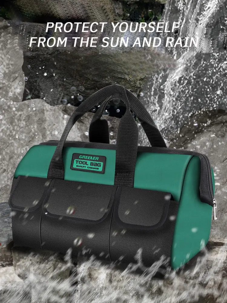1PC Multifunctional Tool Bag Waterproof and Durable Electrician Canva 1pc Multifunctional Tool Bag Waterproof And Durable Electrician Canva