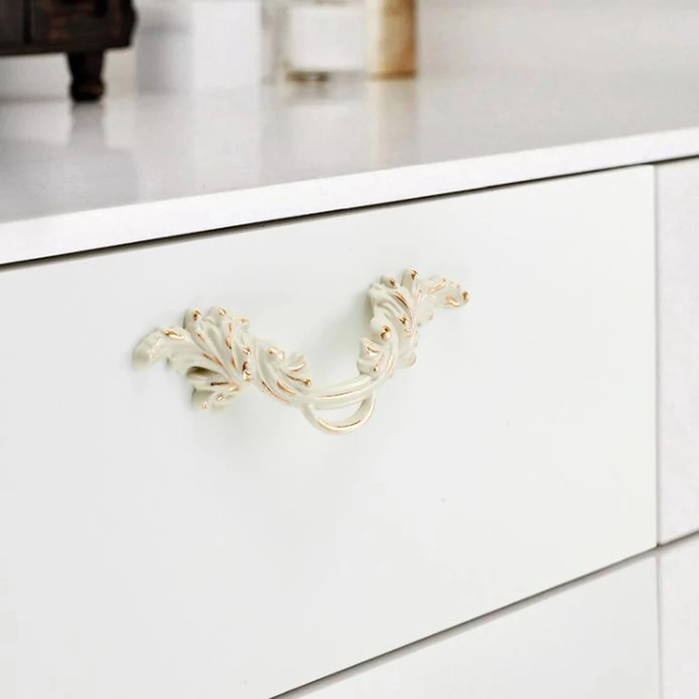 Description Picture 5 of itemDoor Handle Antique Furniture Handle Furniture Enhancement Easy To Clean Electroplating Process Includes Screws