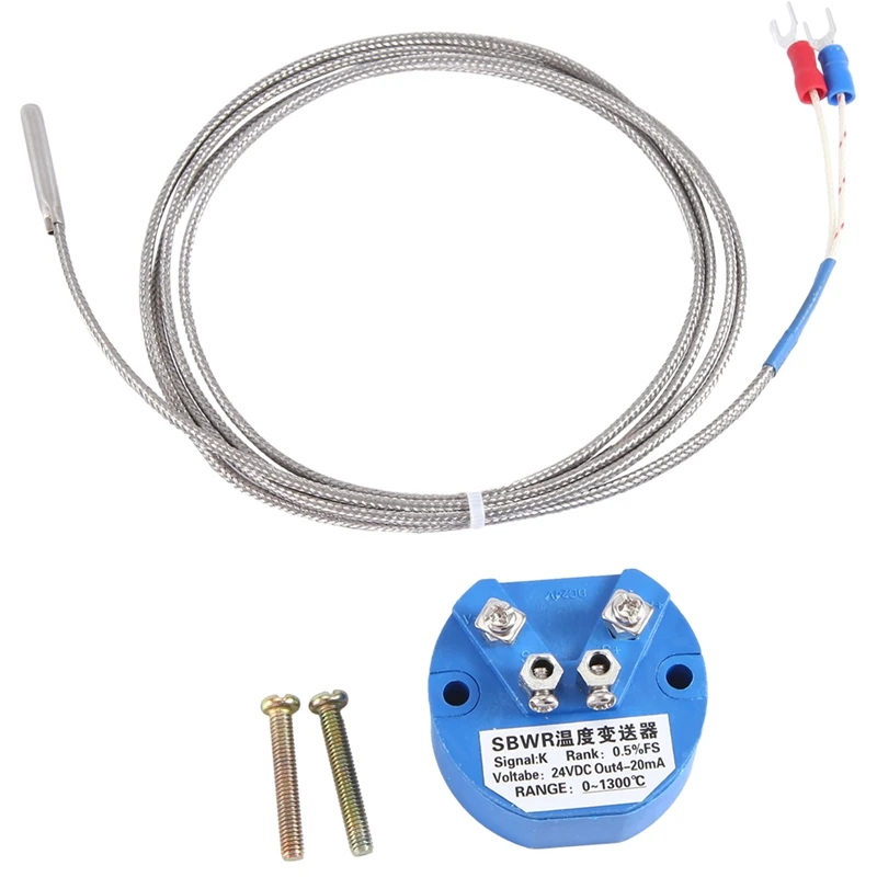 

K Type Thermocouple Sensor Probe Thermocouple Temperature Transmitter Module Components For SBWR, 24V DC