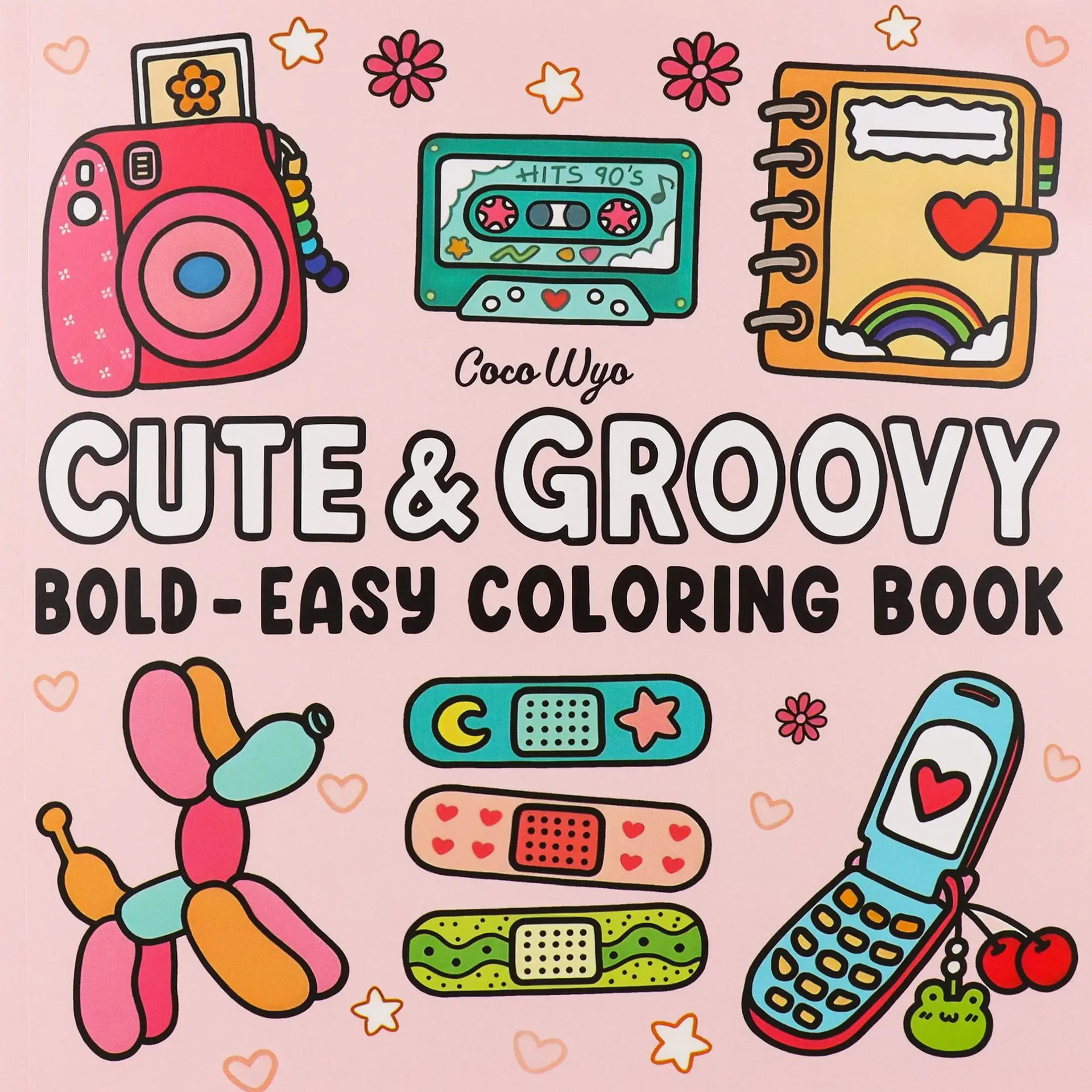 CocoWyo's *Cute & Groovy: Bold - Easy Coloring Book* 5