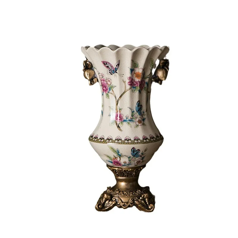 Ice Crack Ceramic Vase Creative Home Decoration Crafts Flowers Dried Flower Vase Decoration Table Flower Arrangement Decoration 5