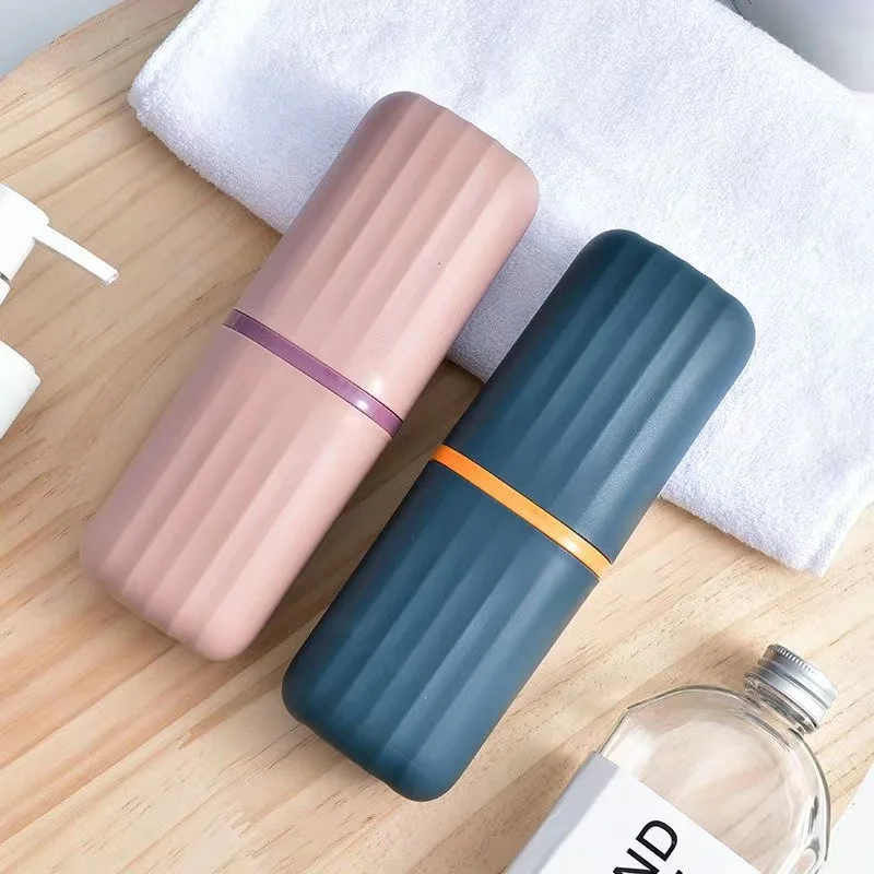 Simple Home Travel Rinse Cup Tooth Bucket Storage Box Portable Set
