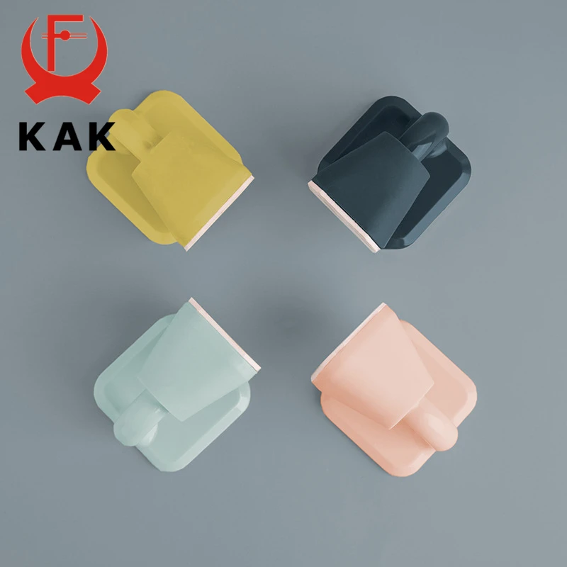 KAK Silicone Rubber Door Stopper Non-Punch Mute Wall Protector