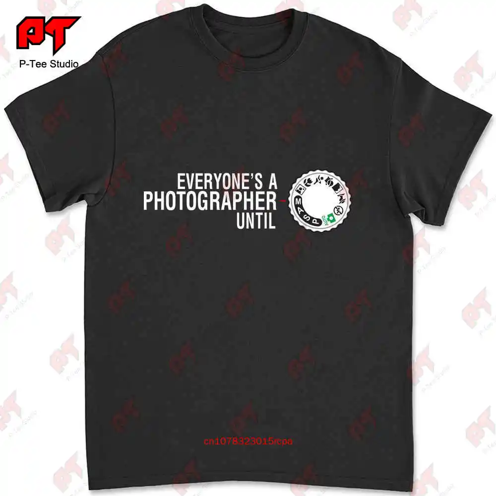 

Everyone'S A фотограф до ручного режима футболка C1J0