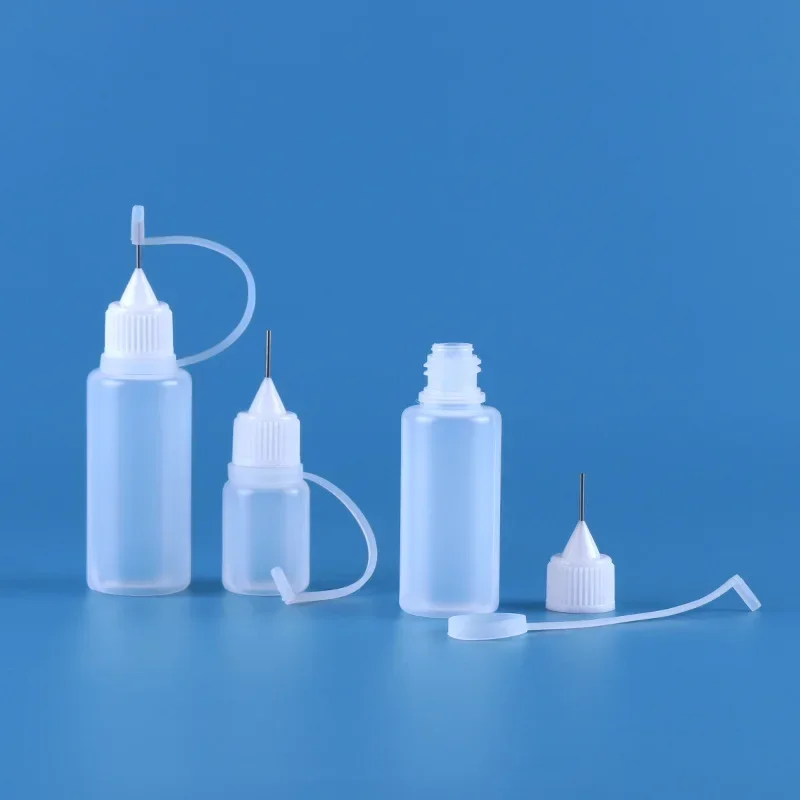 5ml-100ml Plastic Squeezable Needle Bottles Eye Liquid Dropper Sample Drop Can Be Glue Ink Applicator Refillable Containers 4