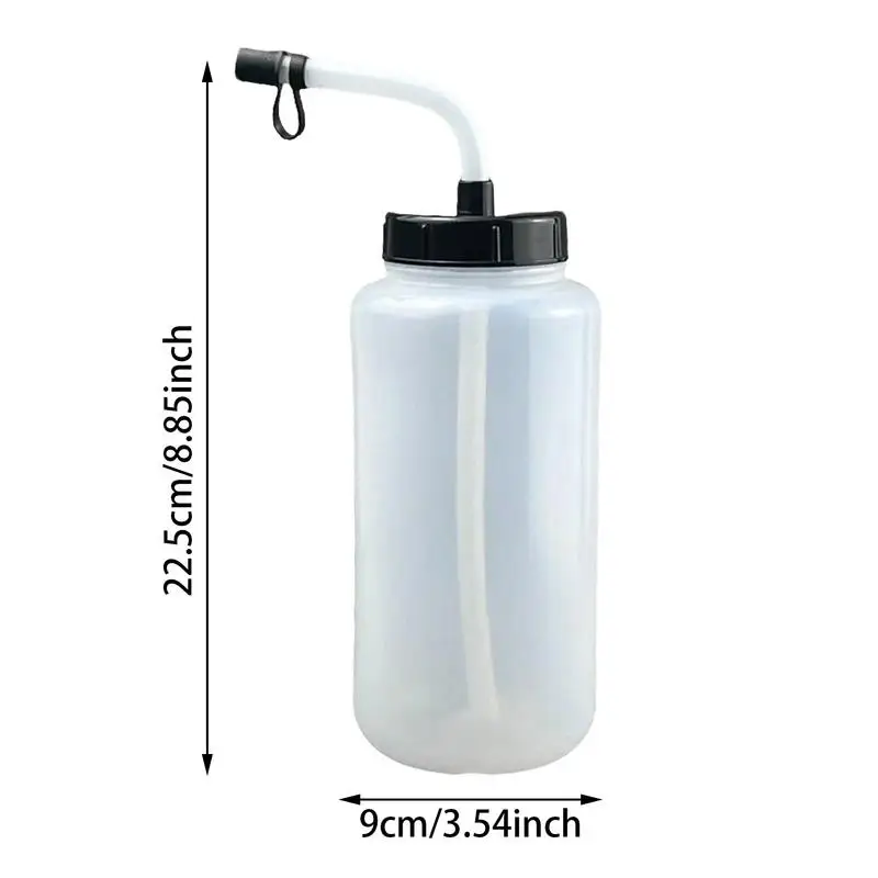 1000ML sports Hockey Water Bottle with Straw Leak Proof Portable Large Capacity Football Lacrosse Bottle Classic Sports Gear 6