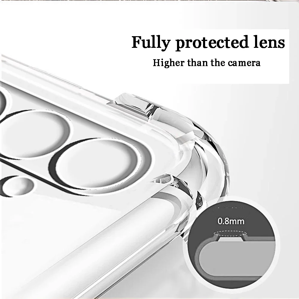 Ultra Clear Shockproof TPU Phone Case - Transparent and Durable Back Cover