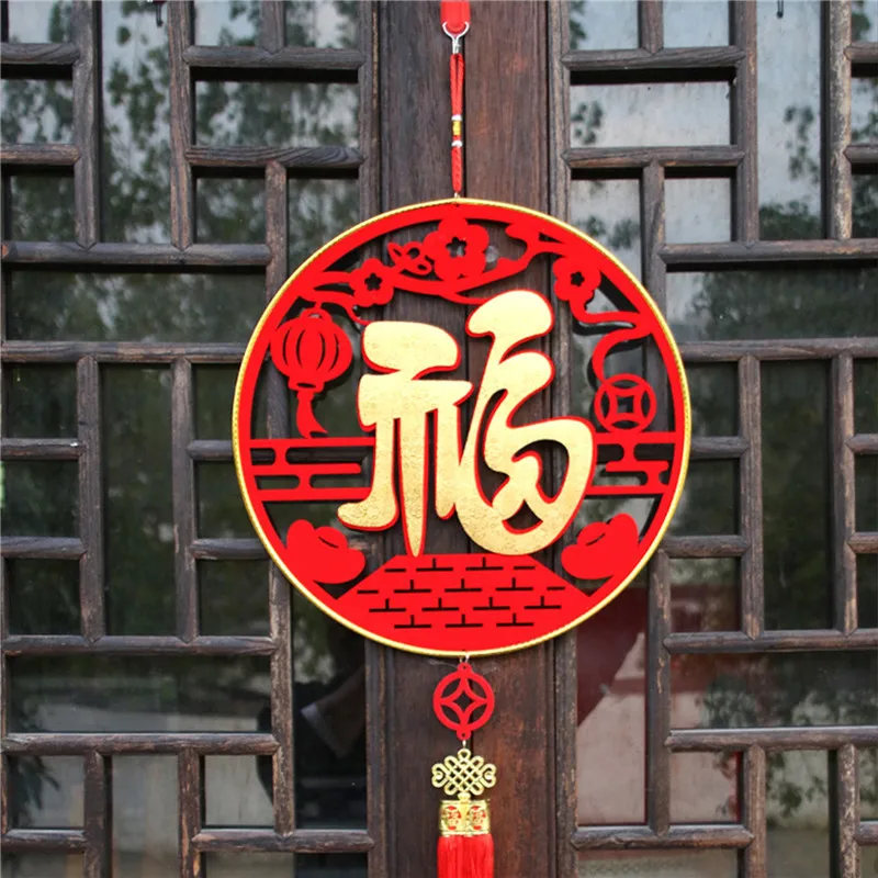 Chinese Home Knot Tassel Lunar New Year Decoration Spring Festival Tassels Ornaments Luck Hanging Pendant Traditional Decor