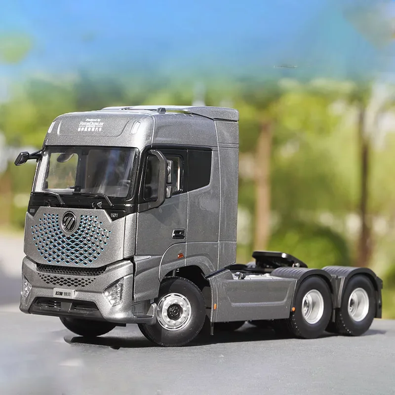 Diecast Scala 1:24 Foton Auman Galaxy Heavy Tractor Truck Alloy Simulation Car Model Collection Souvenir Ornaments Show