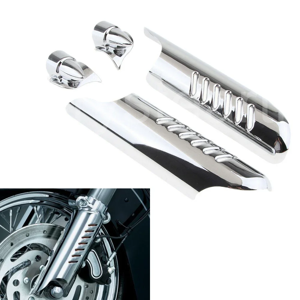 

Дефлектор для нижней ножки вилки мотоцикла, защитная крышка для Harley Touring Electra Street Glide Road King 2000-2009 2010 2011 2012 2013