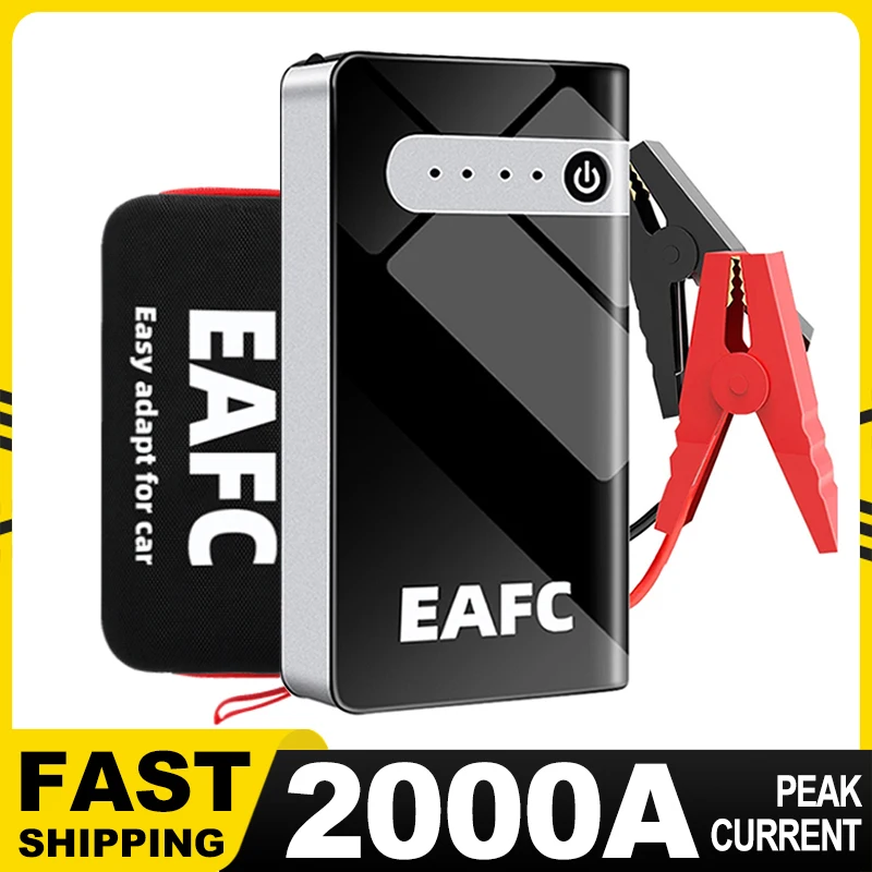 High Power Car Jump Starter Power Bank 2000A/600A 12V Starting Device Diesel Petrol Car Charger for Battery Booster Buster