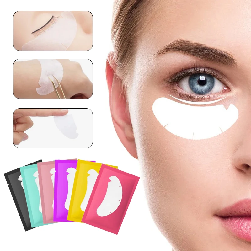 

20PCS Makeup Hydrogel Gel Under Eye Patch For Eyelash Extension Eyepads Grafting Eyelashes Lash Extension Mask V Shaped Cosmetic