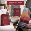 Book Shaped Pillow Realistic Bible Pillow Book Plush Throw Cushion Durable Skin-friendly Christian Home Accent for Sofa Decor 3