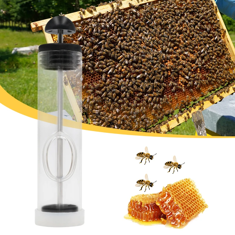 Beekeeping Tools Portable Non Toxic Catcher, Queen Bee Labeled Bottle Marker, Bees Practical Box Apiculture Equipment 1Pcs