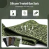 5pcs Handgun Socks, 16in Silicone Treated Knit Gun Socks, Breathable Moisture Gun Sock for Pistol Handgun 2
