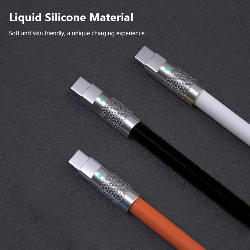 Flexible 100W Fast Charging Cable 1M 1.5M 2M PD Type C Cable Versatile Compatibility Type-C Charger Cable Data Line