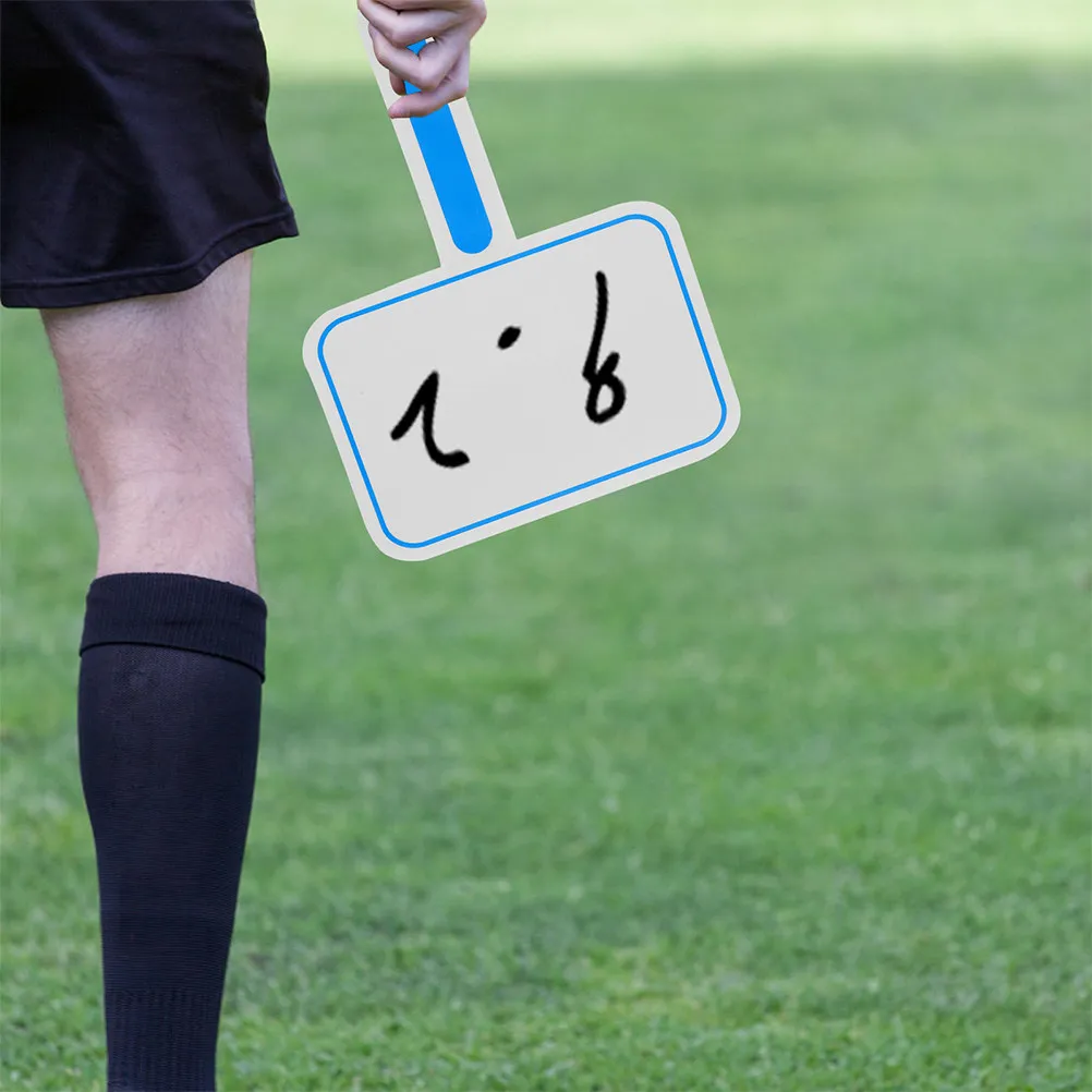 4개 휴대용 드라이 이레이즈 점수판, 교실 투표, 심사위원 점수 매기기, 교육, 사무실 회의용 단면 화이트보드