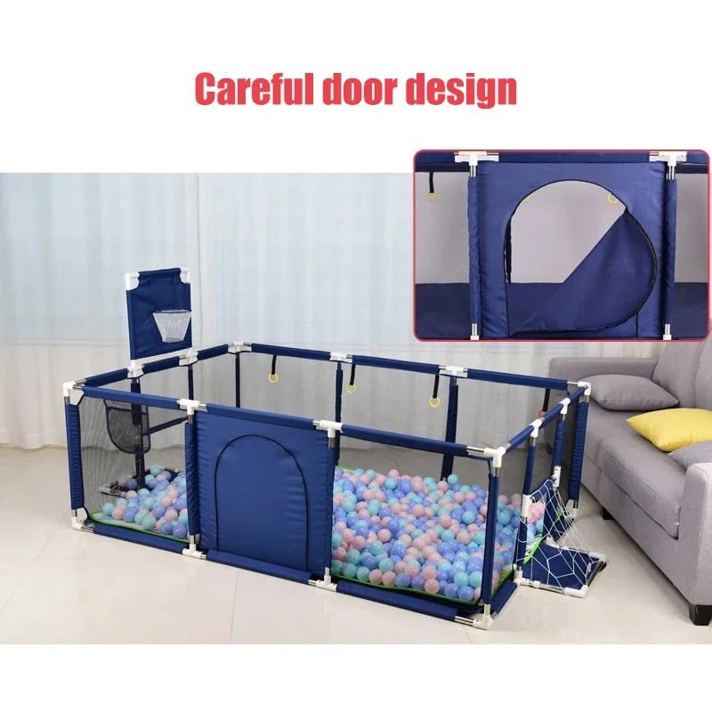 Baby Playpen IMBABY Baby Playpen Indoor Activities for Baby Football And Basketball Parks for Safety Barriers Playground Fence