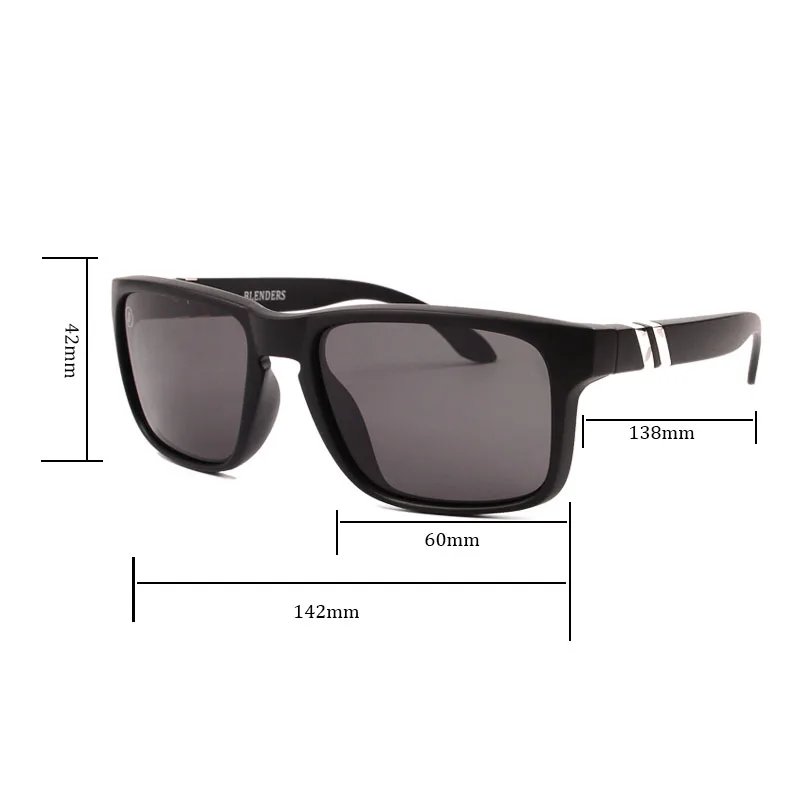 Blender Vintage Square Polarized Sunglasses 6