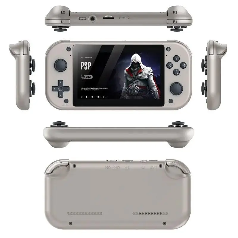 

M17 Retro Handheld Video Game Console Open Source Linux System 4.3 Inch IPS Screen Portable Pocket Video Player 64GB/128GB