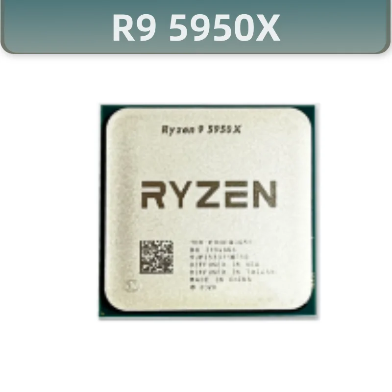 AMD New Ryzen 9 5950X R9 5950X 3.4 GHz 16 Cores 32 Threads CPU 7NM L3=64M  100-000000059 Socket AM4 - AliExpress