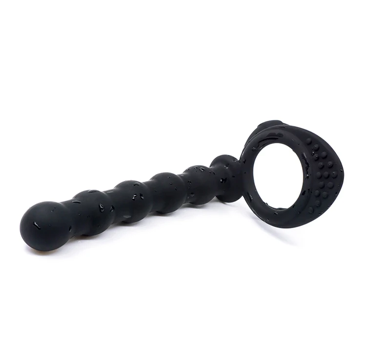 Sex Toys Double Penetration Dildo Rings Strap On Penis Delayed Ejaculation Anal Beads Butt Anus Vaginal Massager Sex Toys For Men Couples