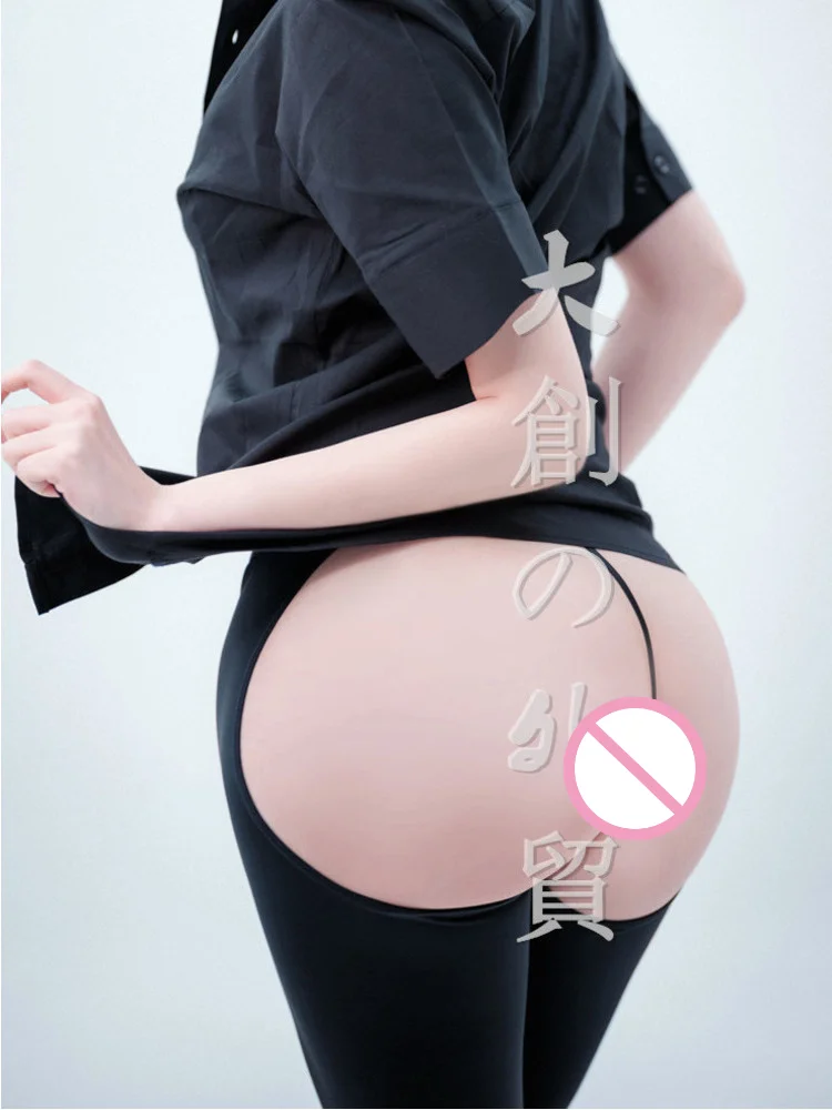 WOMENGAGA Super Sexy Couple Gift Low Waist Elasticity Slim Exposed Buttocks Pants Leggings Hot Sexy Korean Women 2022 Summer RY8