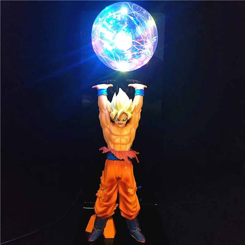 

Anime 3D Figures Night Lights Dragon Ball Z Son Goku Genki Dama[Spirit Bomb Lighting DBZ Led Goha Lights Visual Desk Lamp