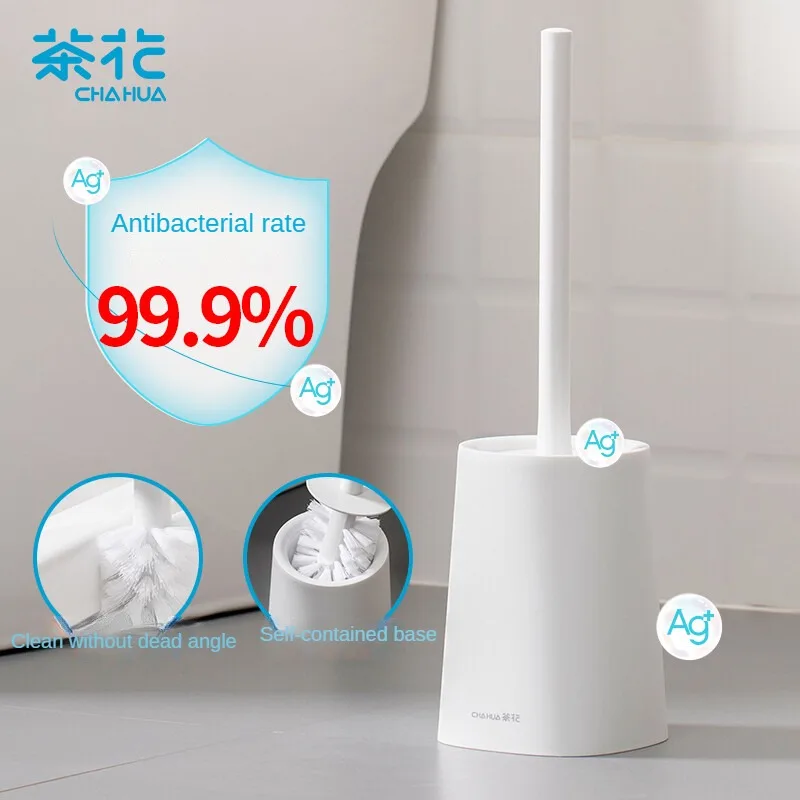 

CHAHUA Artes Series Toilet Brush Antibacterial Toilet Cleaning Brush Set Household Cleaning Brush Simple And Durable 1 Set