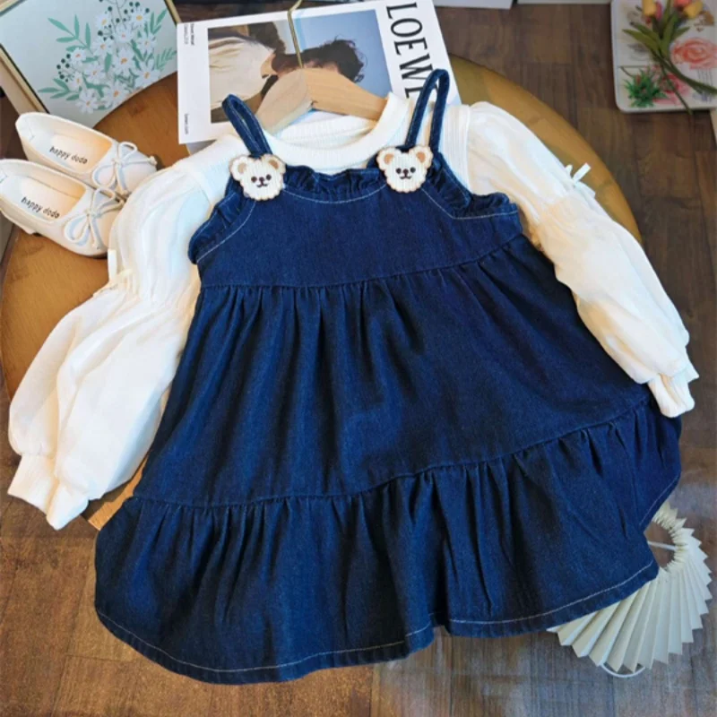 

2 шт./комплект, детский хлопковый костюм для девочек