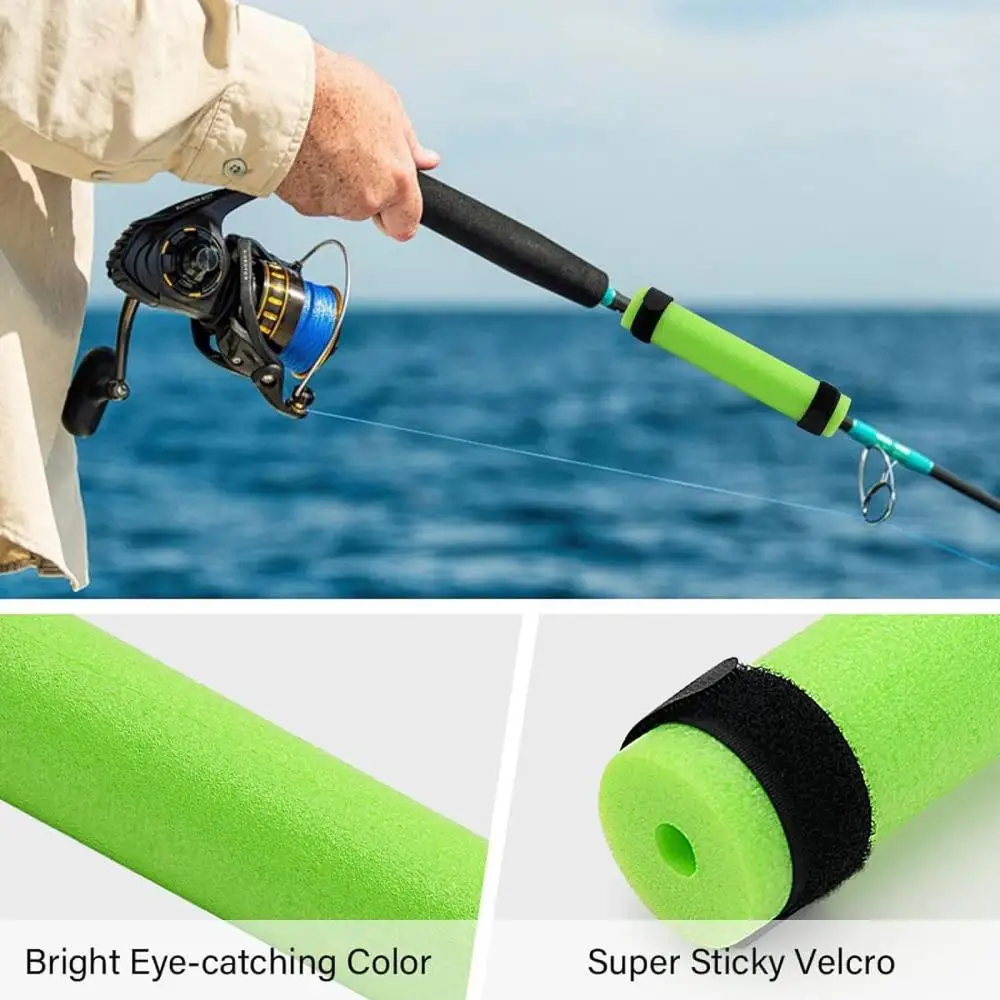 Description Picture 4 of itemFishing Pole Floats 6PCS Floating Rod Butt Cushion Kayak Fishing Rod Floater With Straps Fishing Gear For Prevent The Narrow Rod