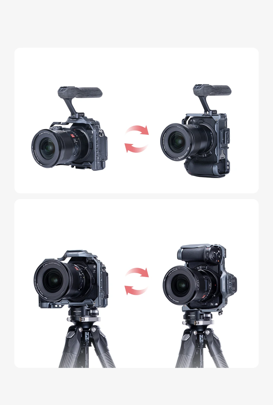 FALCAM F22 Quick Release for Nikon Z6 III Z6 Mark 3 Cage Kit Expansion Accessori