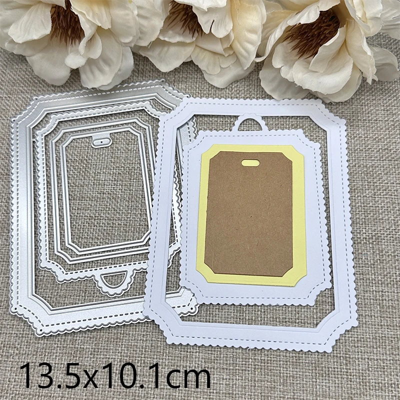 Neue Frame-Box-Serie Metall-Stanzformen Schablonen für DIY Scrapbooking Dekorative Handarbeit Stanzschablonen
