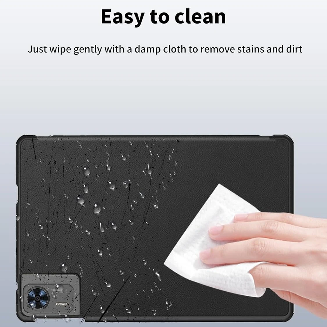 Ultra-Slim & Lightweight Folio Stand Cover - Premium PC + PU Material
