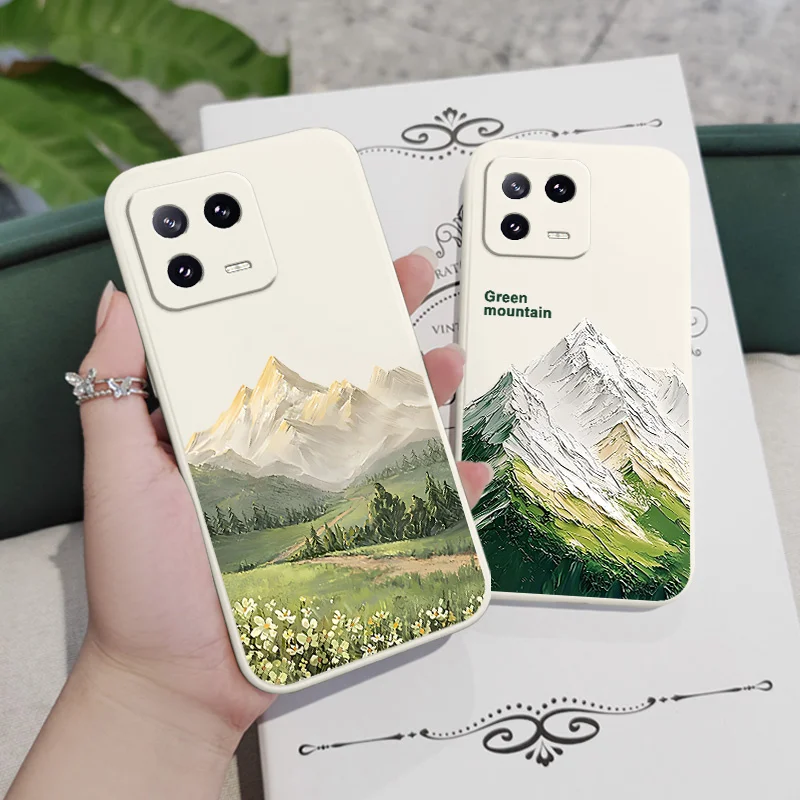 Artistic Elegance Liquid Silicone Phone Case