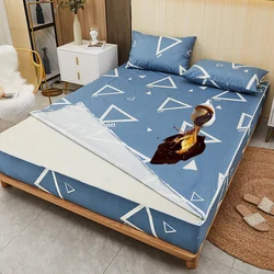 Six-Sides All Inclusive Enclosed Waterproof Mattress Cover with Zipper Dust-proof Anti-mite Fitted Sheet Bedspreads Customized