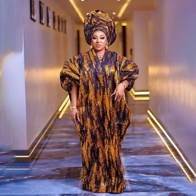 Abimbola Dashiki Boubou dress - Image 2