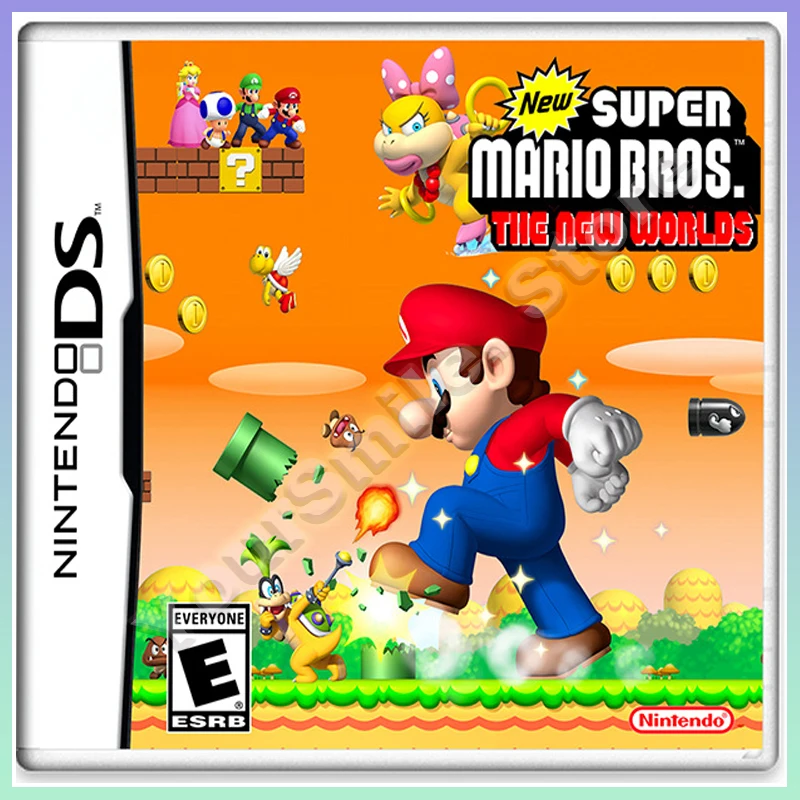 

New Super Mario Bros. - The New World NDS Game Card Box American Version in English