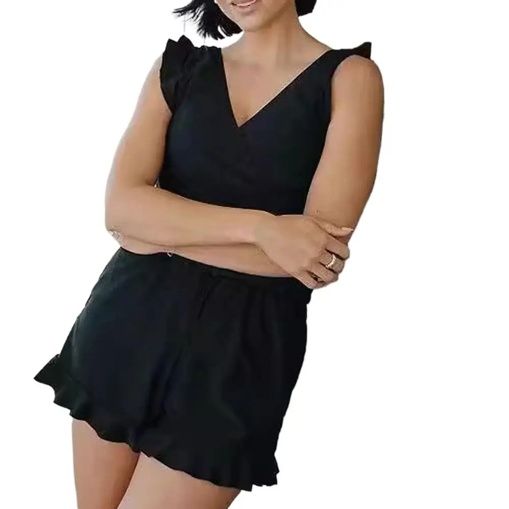 Women Summer Floral One Piece Swimsuit