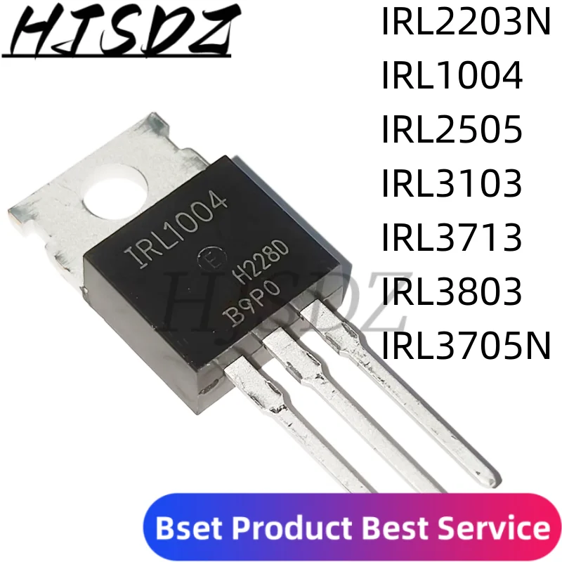 10PCS IRL2203N TO 220 IRL1004 IRL2505 IRL3103 IRL3713 IRL3803 IRL3705N ...
